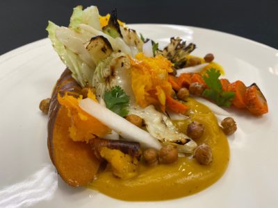 A gourmet dish