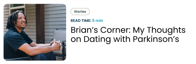Brian My Thoughts on Dating with Parkinson