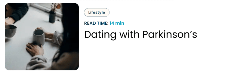 Dating with Parkinson's