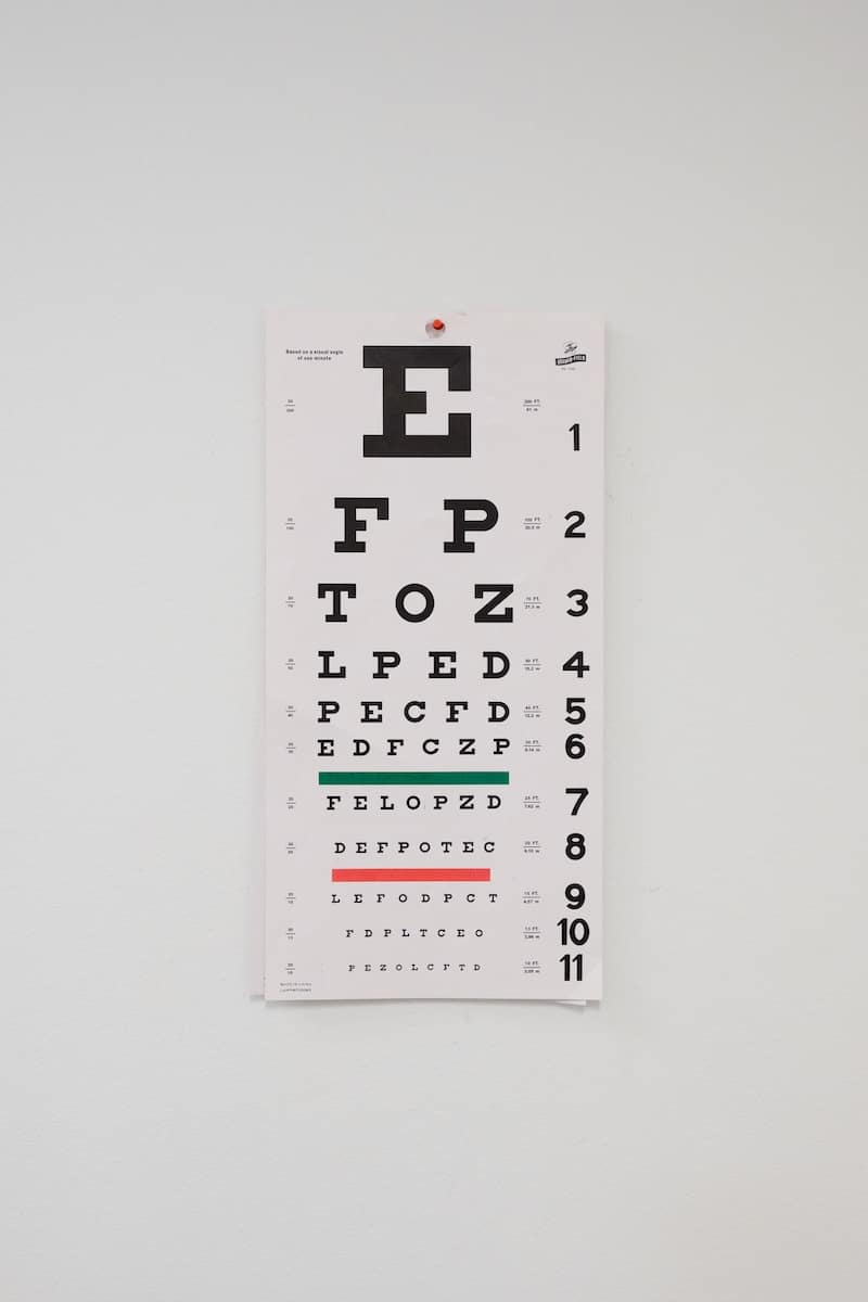 medical eye test