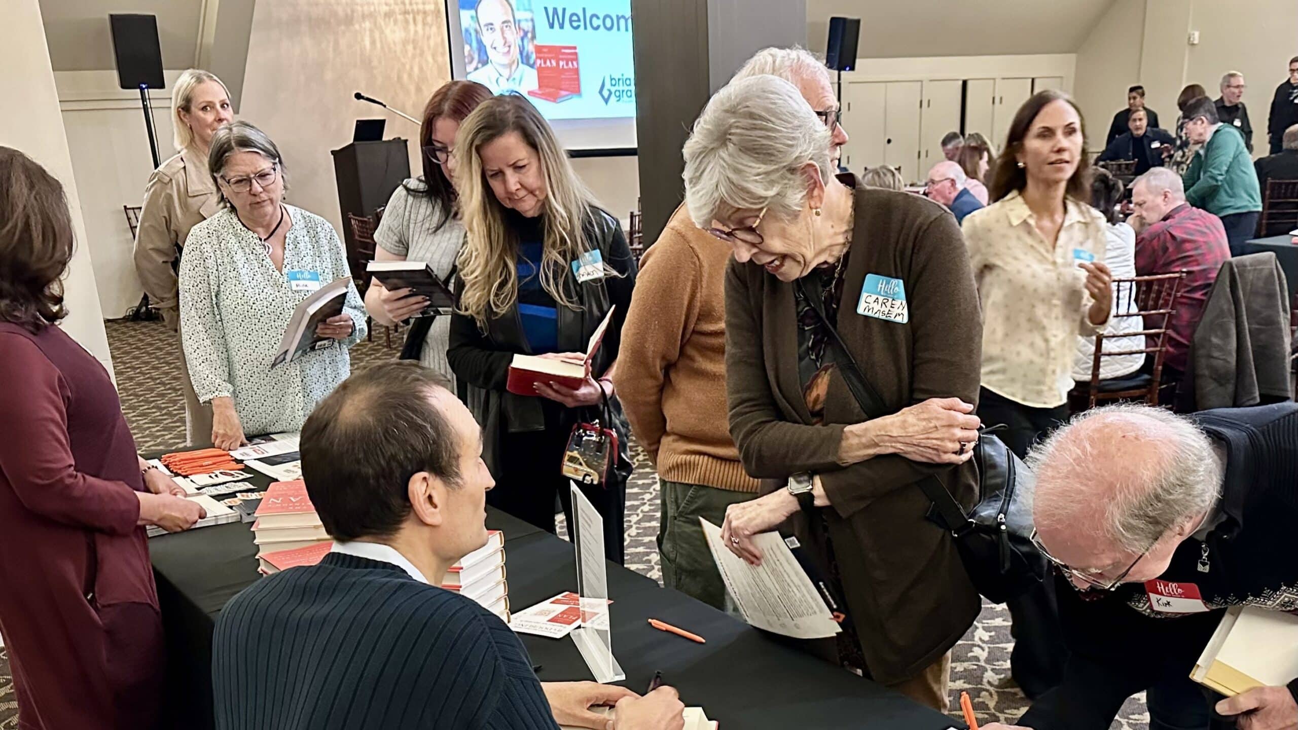Dorsey book signing